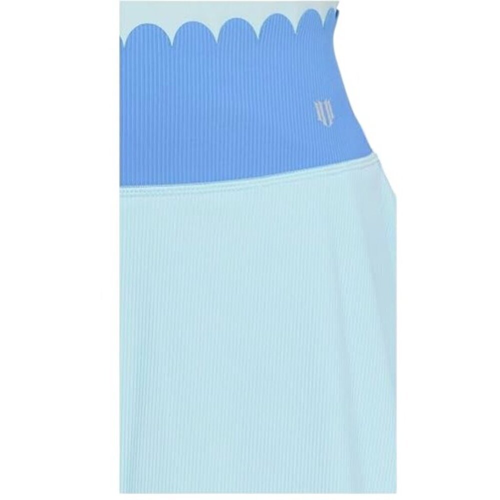 Eleven By Venus Williams Pretty Power Skirt Ice Blue Ribbed Womens Activewear XL - Picture 4 of 7